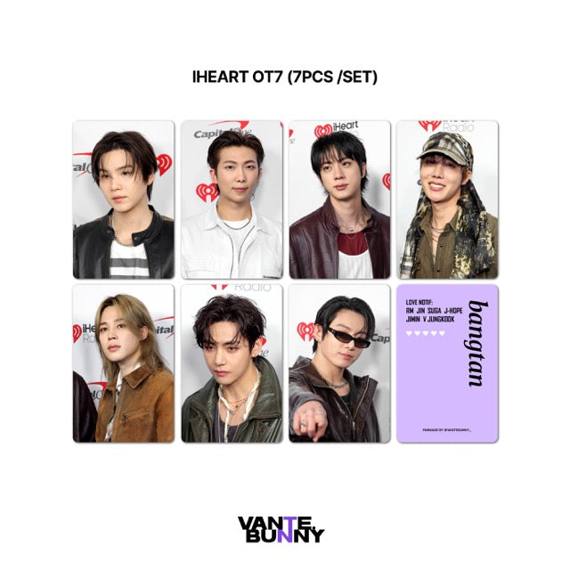 BTS iHeart Music Fest Fanmade Photocards