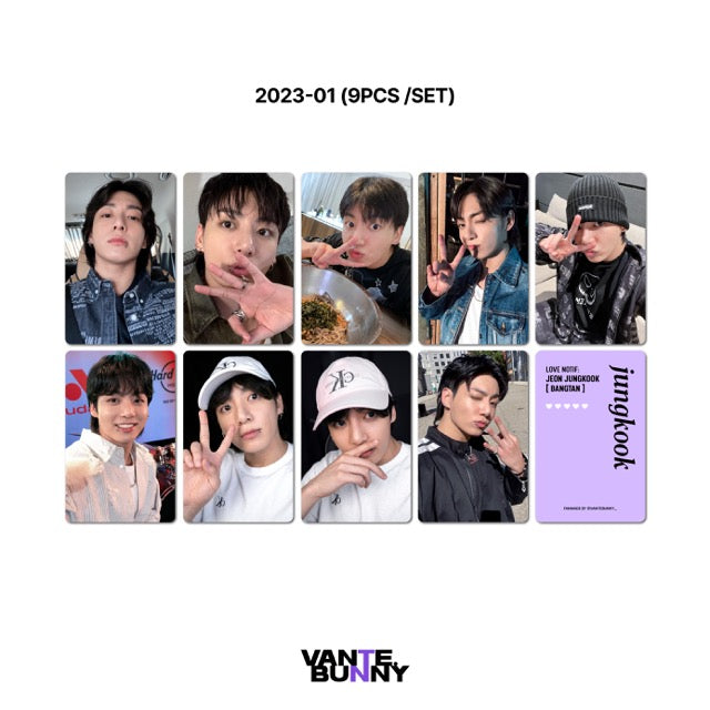 BTS JK Jungkook Selca Part 1 Fanmade Photocards