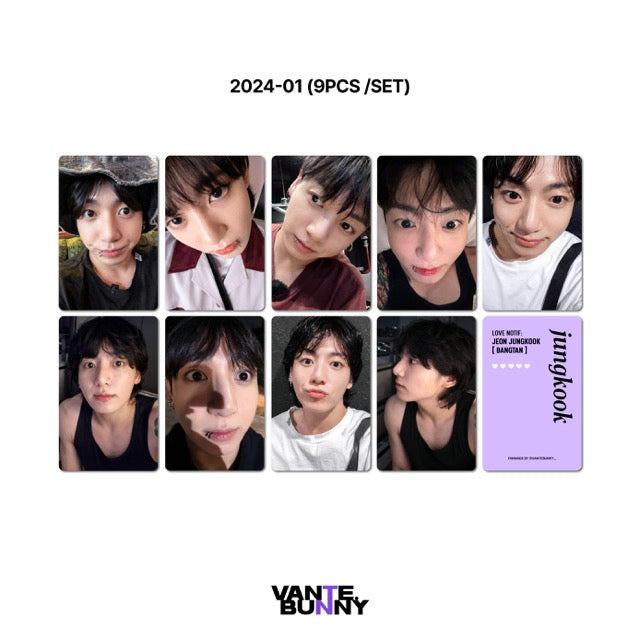 BTS JK Jungkook Selca Part 1 Fanmade Photocards
