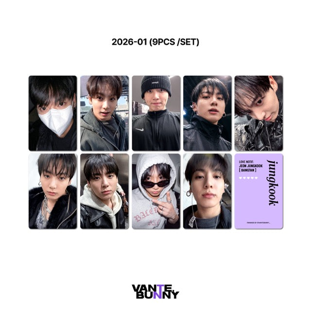 BTS JK Jungkook Selca Part 1 Fanmade Photocards