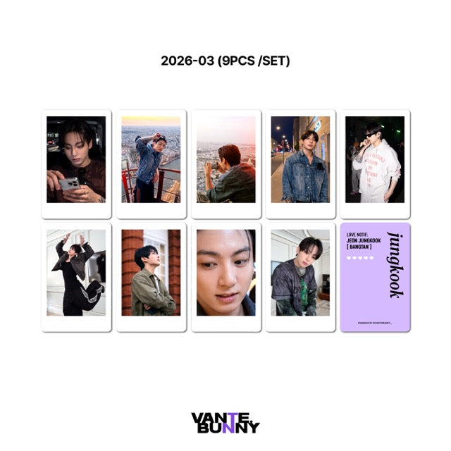 BTS JK Jungkook Selca Part 1 Fanmade Photocards