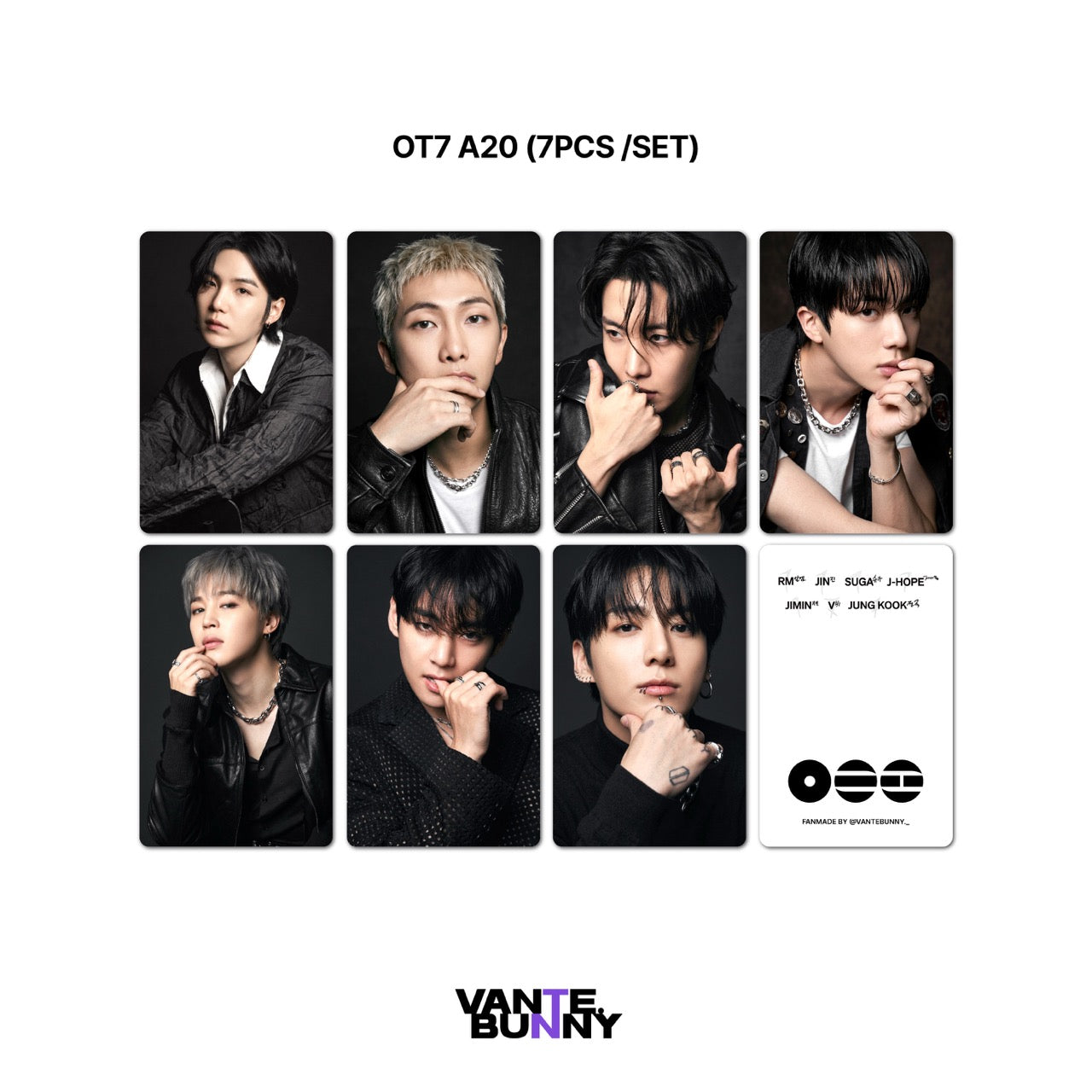 [Group ver] BTS ARIRANG Selca Fanmade Photocards