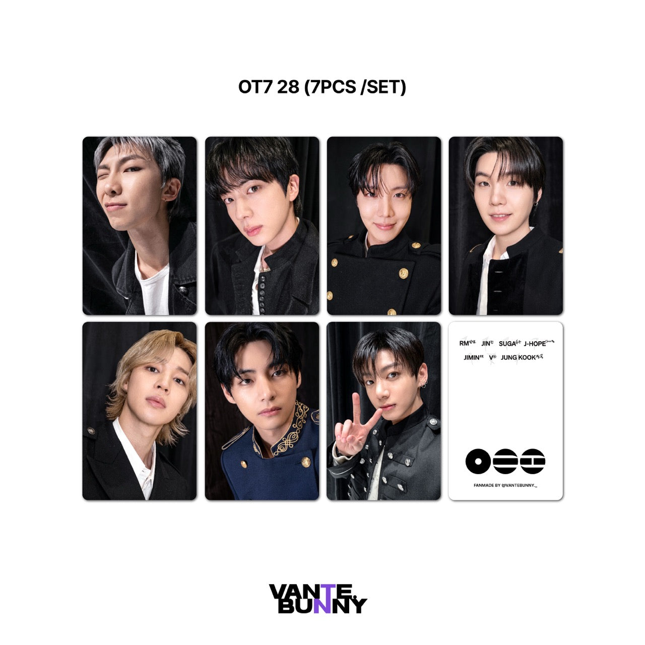 [Group ver] BTS ARIRANG Selca Fanmade Photocards