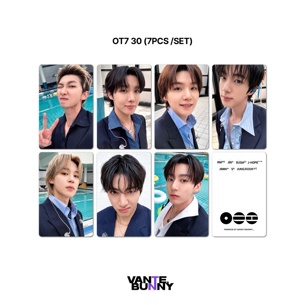 [Group ver] BTS ARIRANG Selca Fanmade Photocards