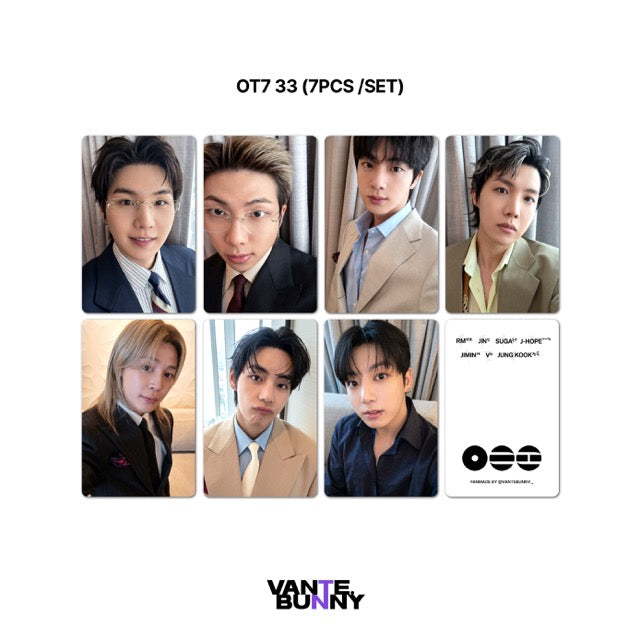 [Group ver] BTS ARIRANG Selca Fanmade Photocards