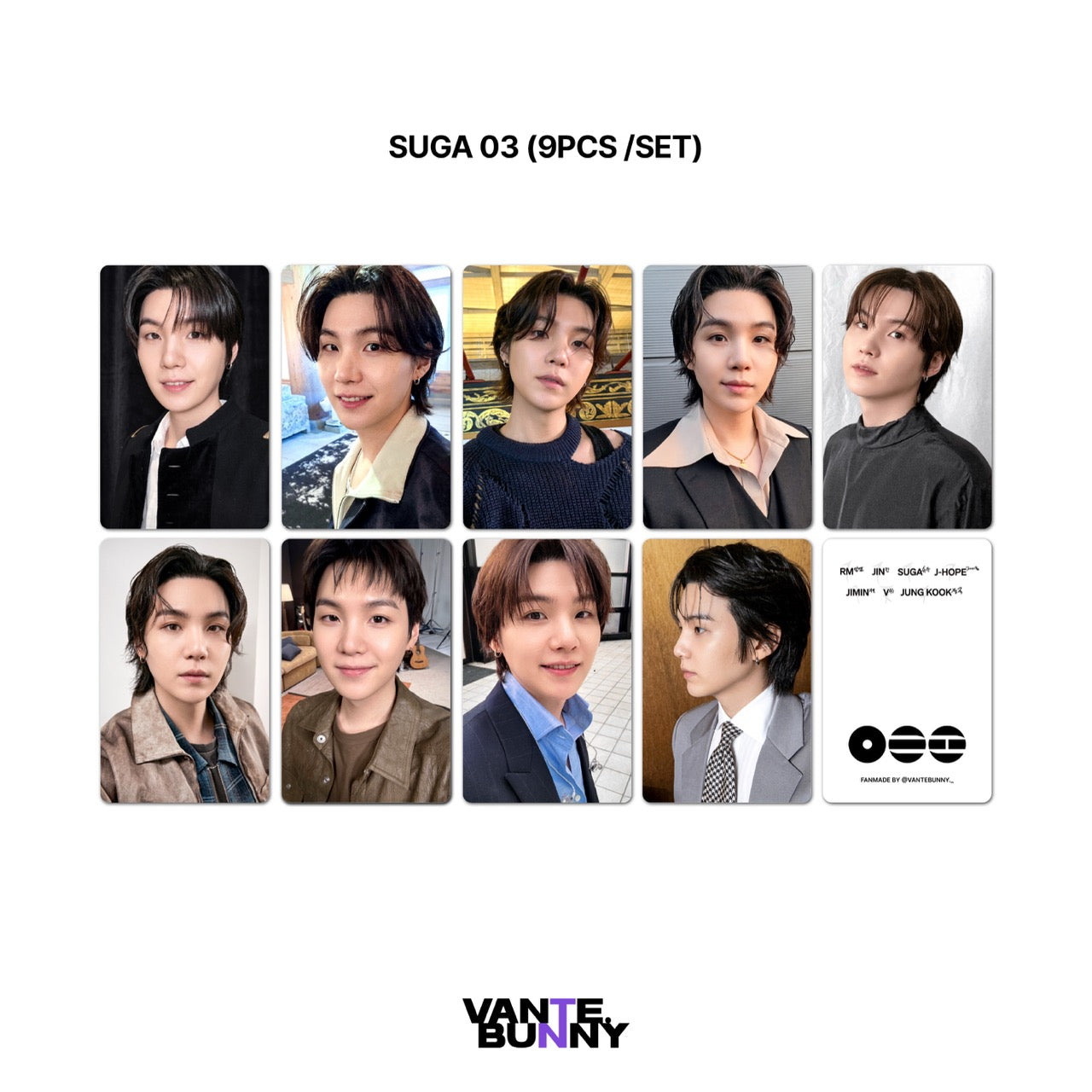 [Member ver] BTS ARIRANG Selca Fanmade Photocards