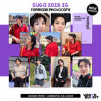 BTS Suga Yoongi 2026 IG Fanmade Photocards