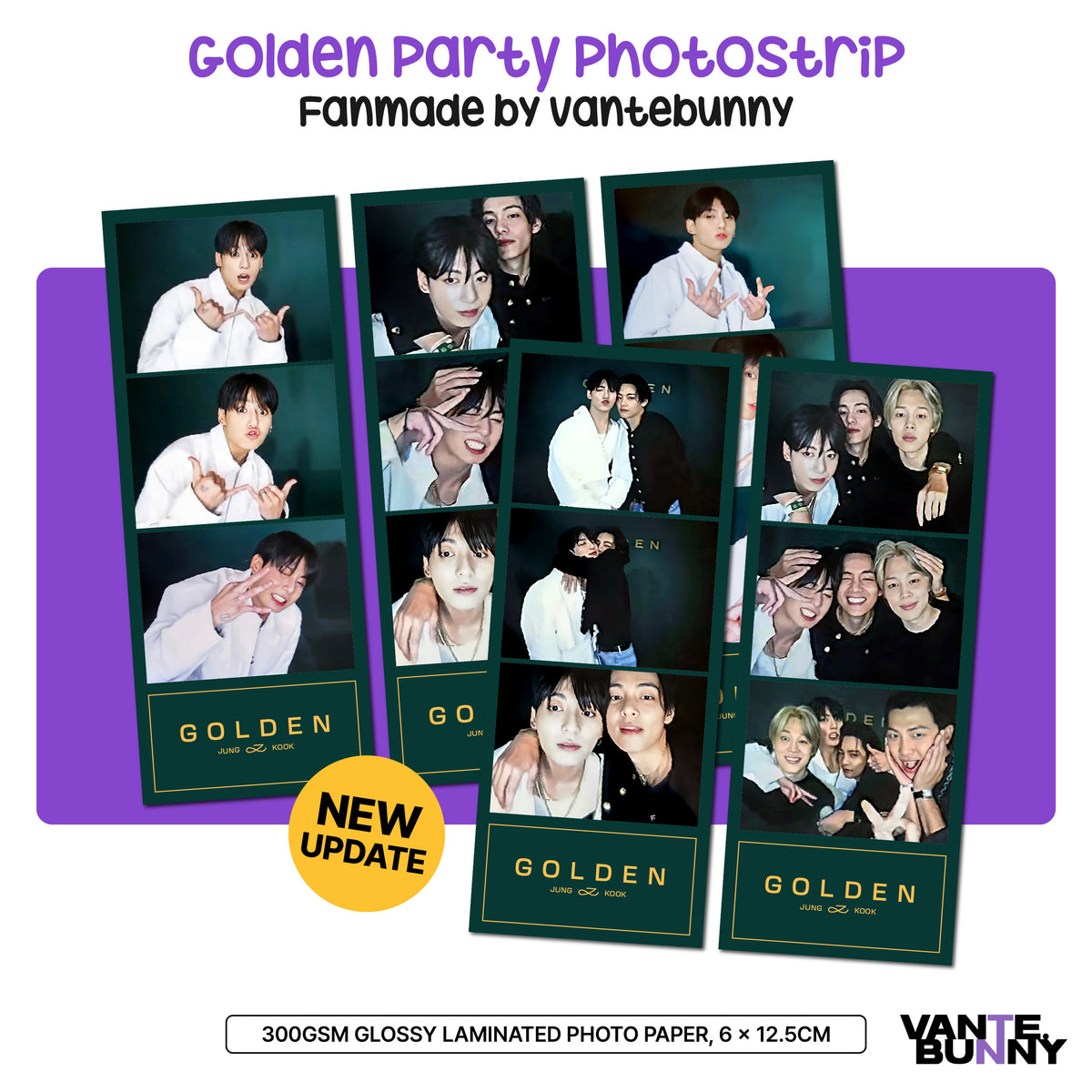 BTS V Jungkook Taekook Photostrip