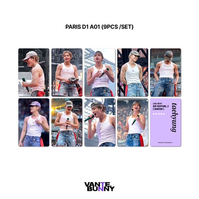BTS V Taehyung ARIRANG Fancam Photocards - Part 3