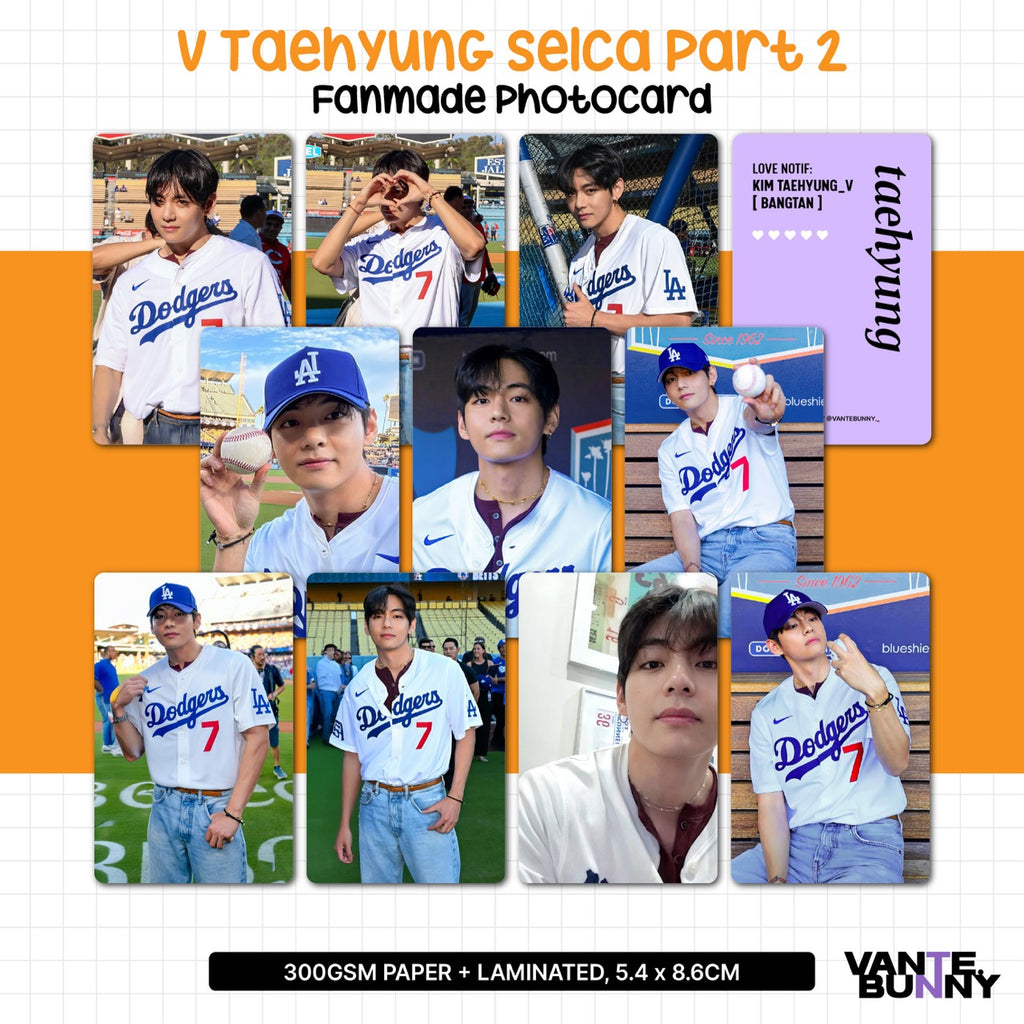 BTS V Taehyung Selca Fanmade Photocards - Part 2