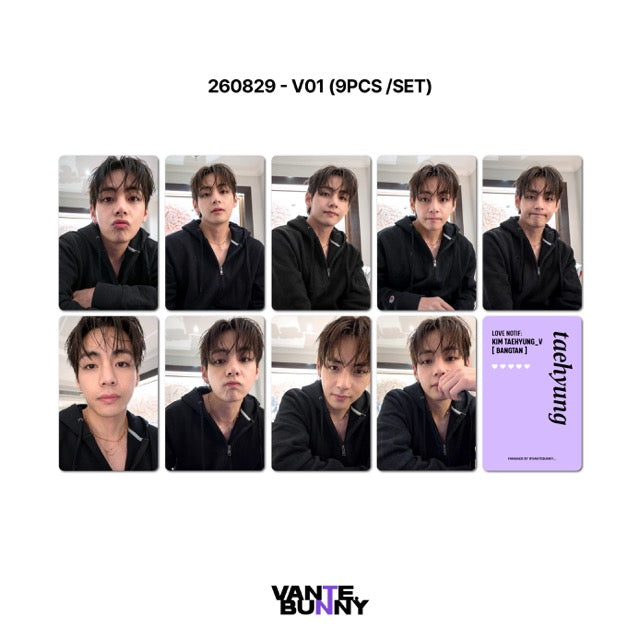 BTS V Taehyung 2026 WV Live Fanmade Photocards