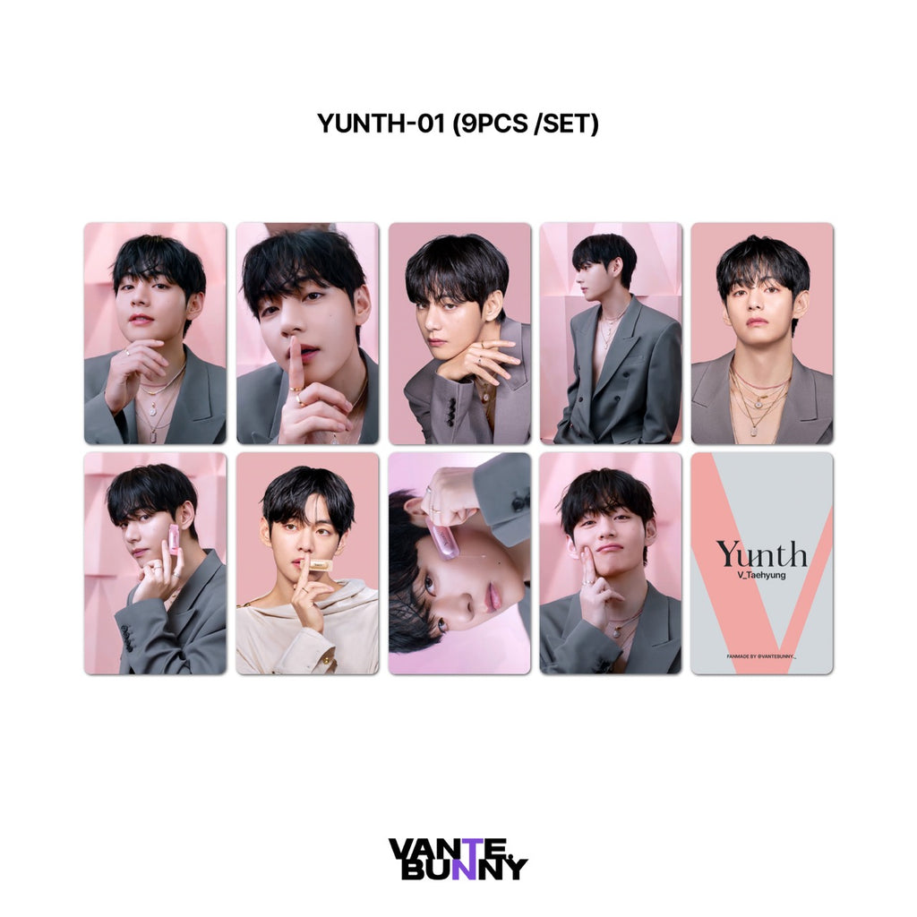 BTS V Taehyung x Tirtir / Yunth Fanmade Photocards