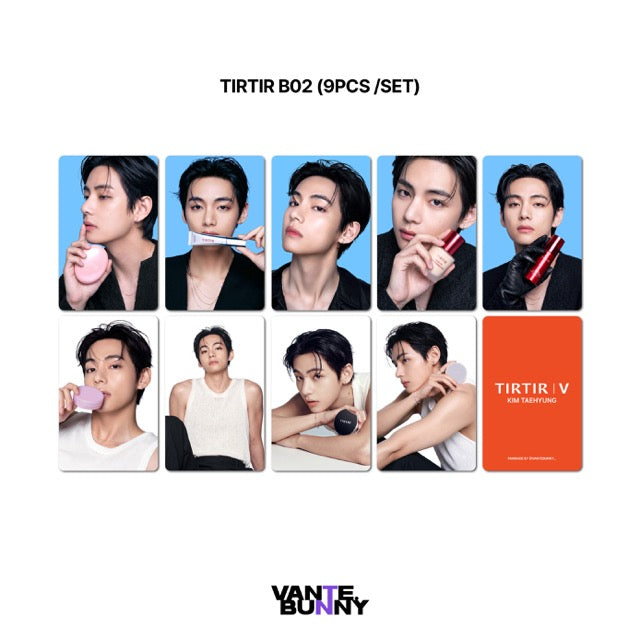 BTS V Taehyung x Tirtir Fanmade Photocards